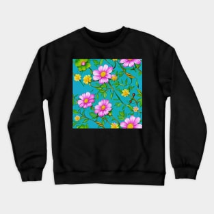 Floral pattern background Crewneck Sweatshirt